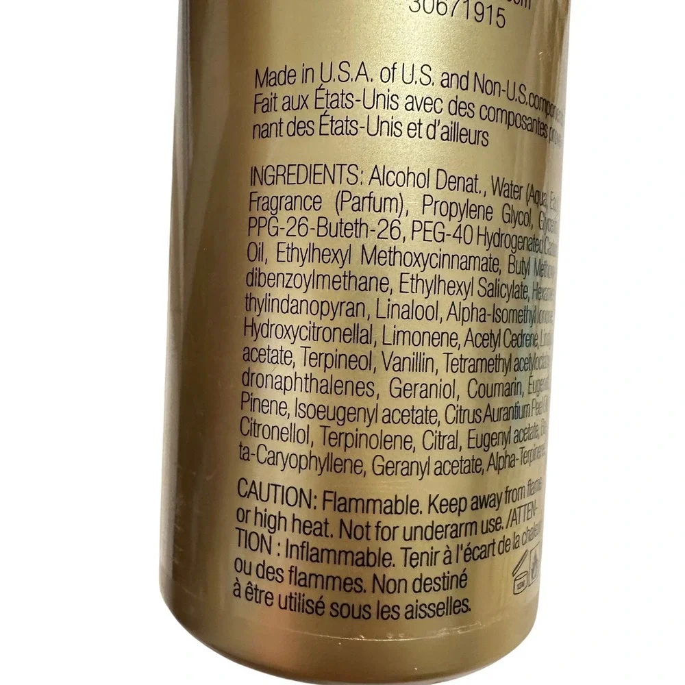 New Victoria's Secret Rapture 8.4 fl oz Gold Bottle Spray